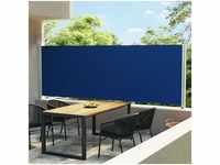 Bonnevie - Ausziehbare Seitenmarkise 600x160 cm Blau vidaXL35713