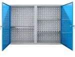 Werkzeugwandschrank Mit 2 T&uuml;ren Und 3 Fachb&ouml;den - Adb