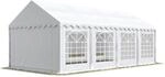 Party-zelt Festzelt 3x9 M Garten-pavillon -zelt Pvc Plane 700 N In Wei&szlig; Wasserdicht