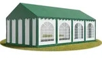 Festzelt Partyzelt 4x8 M Premium, Hochwertige Pvc Plane 750 N Mit Gr&uuml;nem Dach 100%