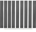 Vidaxl - Ersatz-zaunbretter 9 Stk. Wpc 170 Cm Grau 776193
