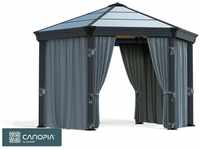 Palram-canopia - Canopia Set sechseckiger Vorhänge für Pavillon Monaco / Rom...