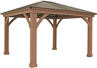Holzpavillon Devon 12x14, Natur, 365 X 427 X 317 Cm (l X B X H) - Westmann