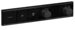 Rainselect - Unterputzarmatur F&uuml;r 2 Verbraucher, Schwarzmatt 15380670 - Hansgrohe