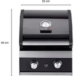 Grandhall - Gasgrill Classicg2 Einbau Grill Gas Garten Gartenkamin Kamin 8,5 Kw