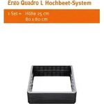 Garantia Hochbeet Ergo Quadro L 80 X 80 X 25 Cm Blumenbeet Pflanzbeet