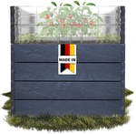 Garantia - Ergo Quadro Turbo L 75 Hochbeet Stone, Inkl. Flora Wassersparsystem