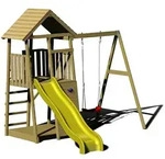 Wendi Toys - Kinderspielhaus, Kletterturm 'biene' Mit Rutsche, Kletterwand Und