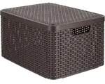 30l Curver Style Beh&auml;lter Mit Deckel, Braun