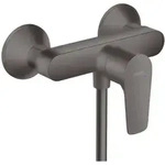Talis E - Duscharmatur, Schwarz Chrom Geb&uuml;rstet 71760340 - Hansgrohe