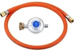 Gasdruckregler Universalregler 50mbar Inkl. Schlauch 1/4'' Bsp...