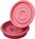 Herzf&ouml;rmige Kuchenform, 2-teilig, Silikon, Durchmesser 21 Cm / Lurch
