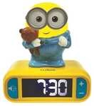 Lexibook Digital Alarm Clock Night Light - Minions - 3d Light And Sound - Yellow And