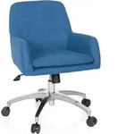 B&uuml;rostuhl / Drehstuhl Shake 400 Stoff Blau Hjh Office