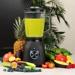 Princess - Standmixer Edelstahl Black Steel 1,5l Beh&auml;lter, 4 Stufen, 6 Klingen -
