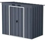 Pent Roof Eco 6x4 Anthrazit (lxbxh) 123 X 203 X 181