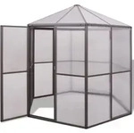 Gew&auml;chshaus Aluminium 240&times;211&times;232 Cm Vidaxl