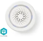 Smartlife Siren Wi Fi Stromadapter 8 Ljud 85 Db Android Ios Vit 385