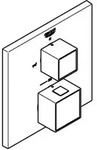 Grohtherm Cube Thermostat-wannenbatterie F&uuml;r Rapido - Grohe
