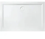 Hoesch Mineralguss-duschwanne Muna 110x80x3cm, Wei&szlig;, Solique, Antirutsch