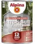 Alpina Wetterschutzfarbe 2,5 L Vintagegrau Wetterschutzfarbe
