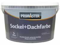 Primaster - Sockelfarbe 5 l anthrazit matt Dachfarbe Dachbeschichtung Dachlack