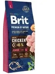 Brit Premium By Nature Junior Trockenfutter F&uuml;r Hunde, Gro&szlig;e Packung (15 Kg)