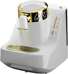 Arzum - Ok008-w Mokka-kaffeemaschine Gold, Wei&szlig; Fassungsverm&ouml;gen Tassen=2