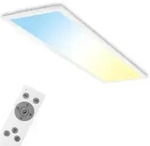 Led Panel Dimmbar Fernbedienung Cct 24w Wei&szlig; Metall-kunststoff Briloner