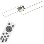 Di-ka Led Deckenleuchte Frame Wifi Cct Led Mit Fernbedienung Chrom - Alu