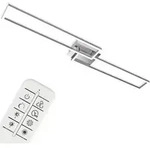 Briloner - Led Deckenleuchte Wandlampe Cct Dimmbar Fernbedienung 40w Silber Metall