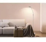 Led Stehlampe Leselampe Dent Silber Mit Dimmer, H&ouml;he 150cm