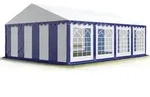 Party-zelt Festzelt 5x8 M Garten-pavillon -zelt Pvc Plane 700 N In Blau-wei&szlig;