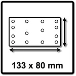 Netzschleifmittel Stf 80x133 P120 Gr Net/50 Granat Net &ndash; 203287 - Festool