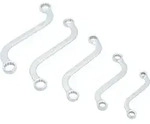 Bgs Technic - S-form Doppel-ringschl&uuml;ssel-satz Zollgr&ouml;&szlig;en Sw 3/8' - 3/4' 5-tlg.