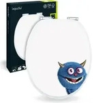 'aquasu&reg; Wc-sitz Mit Absenkautomatik, Lustiges Dekor Monster Ecky, Toilettensitz Mit