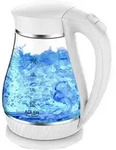 Adler Ad 1274 B Electric Kettle 1.7 L White,transparent 2200 W