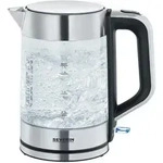Glas-wasserkocher 2200w 1,7 L, Glas-edelstahl-geb/sw