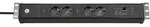Brennenstuhl - Premium-web-line 19 4fach Schwarz 3m H05vv-f3g1,5 - 2xmaster/2xslave