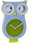 Tfa 60.3052.06 Blau/gr&uuml;n Lucy Kinder-pendeluhr Eule