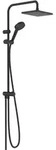 Vernis Shape - Duschset Showerpipe 230 Reno, Ecosmart, Schwarz Matt 26289670 -