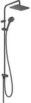Vernis Shape - Duschset Showerpipe 230 Reno, Schwarz Matt 26282670 - Hansgrohe
