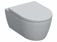 ICon Set Wand-Tiefspül-WC 36x53cm, geschlossene Form, rimfree, mit WC-Sitz, weiß -