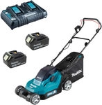 Makita - Akku-rasenm&auml;her Dlm382pm2 2x 4,0 Ah Akkus + Ladeger&auml;t Dc18rd Im Karton