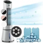 Klarstein Rafraichisseur D'Air Mobile 5 En 1, Refroidisseur D'Air Par Evaporation