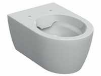 Keramag - Geberit iCon Wand-WC Tiefspüler, spülrandlos, geschlossene Form, 6l,