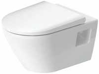 Duravit - D-Neo Wand wc, Tiefspüler, spülrandlos, 370x540 mm, 257809, Farbe: Weiß