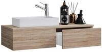 Ebuy24 - 2tlg Waschplatz Waschtisch Schmal Gudas