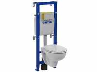 Wisa Wand-WC Komplett-Set XT No.1 inkl. Vorwandelement Wandtiefspül-WC Toilette