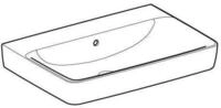 Keramag - Geberit Renova Plan, Waschtisch, 70x48 Cm, Ohne Hahnloch, Mit